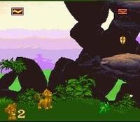 une photo d'Ã©cran de Le Roi Lion sur Nintendo Super Nes